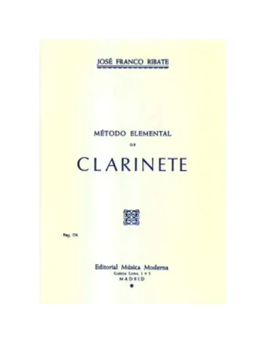 Método Clarinete Franco Ribate