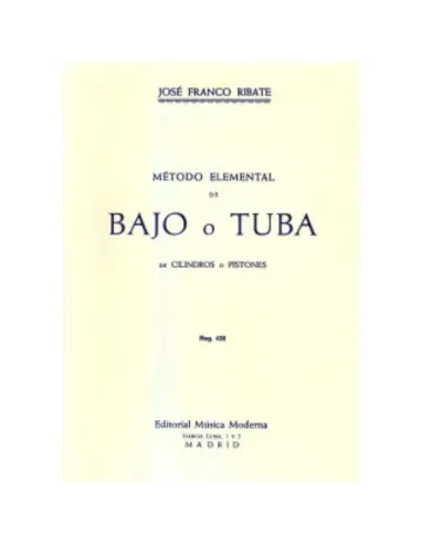 Método Bajo o Tuba Franco Ribate