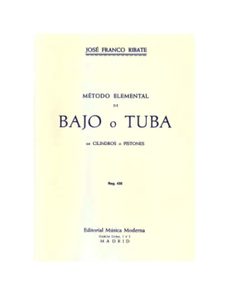 Método Bajo o Tuba Franco Ribate