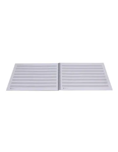 Bloc A4 Guitarra 2650 6 líneas apaisado