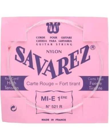Cuerda Savarez Clásica 1a Carta Roja 521-R