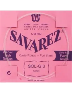 Cuerda Savarez Clásica 3a Carta Roja 523-R 2