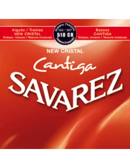 Juego Savarez Clásica New Cristal Cantiga Roja 510-CR