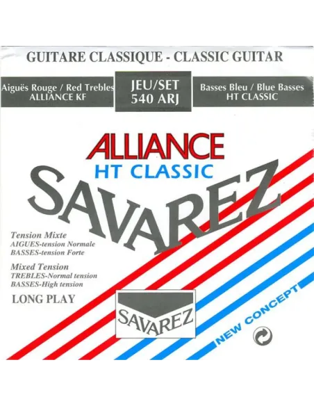 Juego Savarez Clásica Alliance HT Classic Roja/Azul 540-ARJ