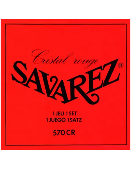 Juego Savarez Clásica Cristal Roja 570-CR