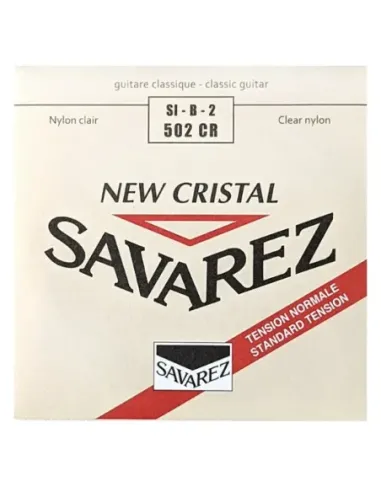 Cuerda Savarez Clásica 2a New Cristal Roja 502-CR
