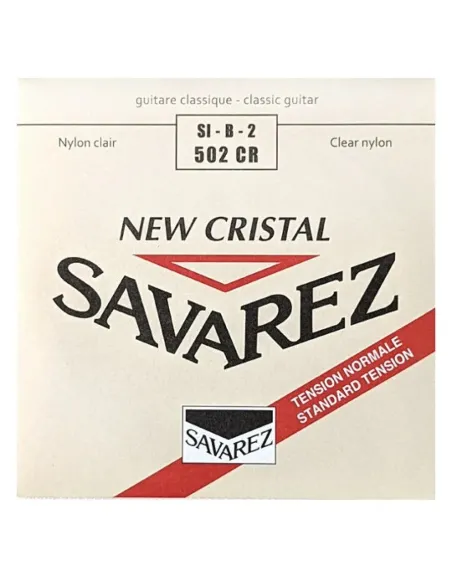 Cuerda Savarez Clásica 2a New Cristal Roja 502-CR