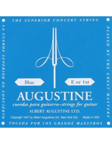 Cuerda 1 Guitarra Clásica Augustine Azul