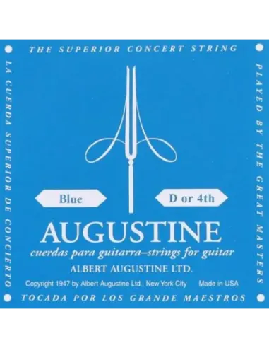 Cuerda 4 Guitarra Clásica Augustine Azul