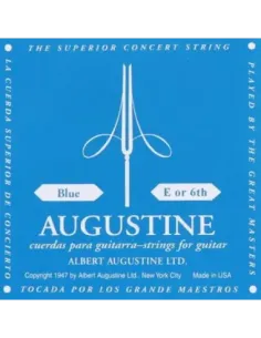 Cuerda 6 Guitarra Clásica Augustine Azul 2