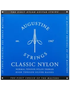 Juego Cuerdas Guitarra Clásica Augustine Azul 2