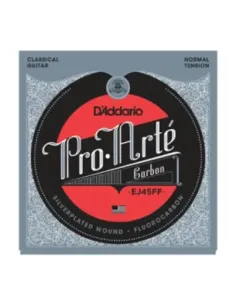 Juego Cuerdas Guitarra Clásica D'Addario EJ-45FF Carbon Tensión Normal 2