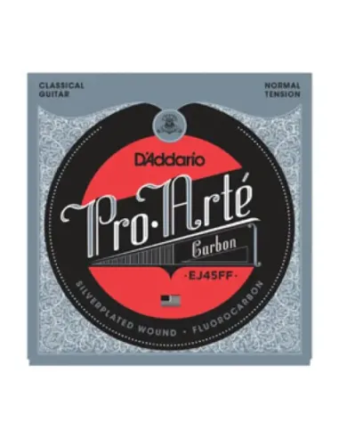 Juego Cuerdas Guitarra Clásica D'Addario EJ-45FF Carbon Tensión Normal