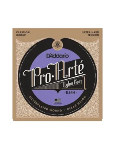 Juego Cuerdas Guitarra Clásica D'Addario EJ-44 Tensión Extra Fuerte
