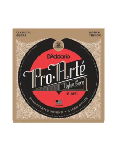 Juego Cuerdas Guitarra Clásica D'Addario EJ-45 Tensión Normal