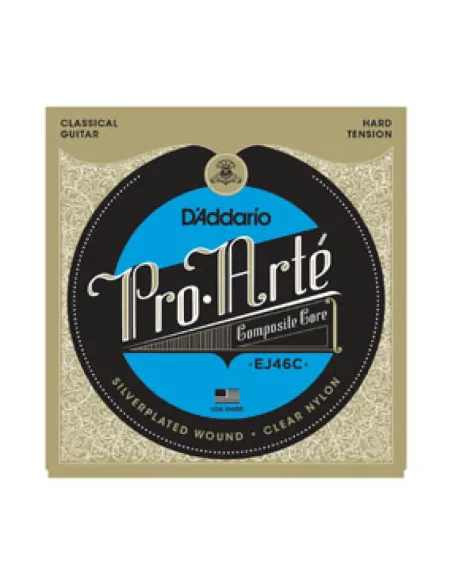 Juego Cuerdas Guitarra Clásica D'Addario EJ-46C Composite Fuerte