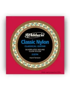 Juego Cuerdas Guitarra Clásica D'Addario Student EJ-27H Tensión Fuerte 2