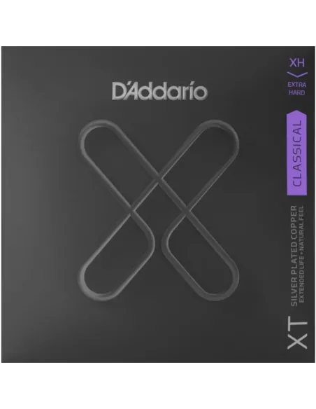 Juego Cuerdas Guitarra Clásica D'Addario XTC-44 Tensión Extra Fuerte