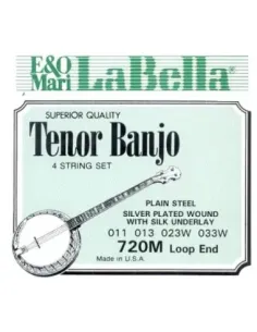 Juego Banjo Tenor La Bella 720-M 2