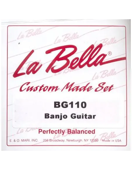Juego Banjo Guitar La Bella BG-110 (6 cuerdas)