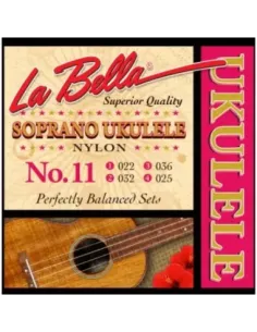 Juego Cuerdas Ukelele Soprano La Bella 11 2