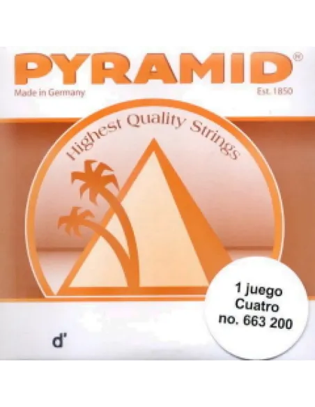 Juego Cuerdas Pyramid Cuatro Venezolano 663200
