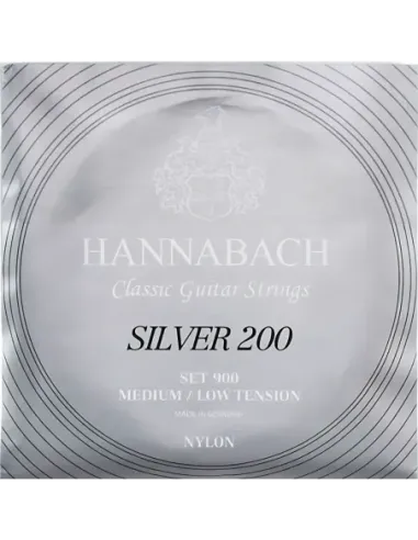 Juego Hannabach Silver 200 Clásica 900-MLT