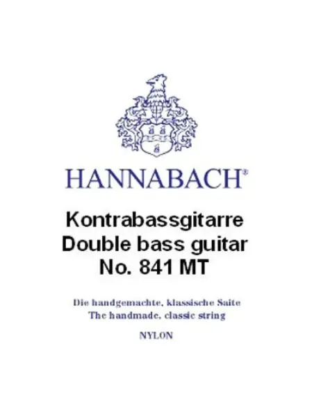 Juego Guitarra Contrabajo 4 Cuerdas Hannabach 841MT4S