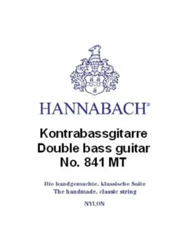 Juego Guitarra Contrabajo 6 Cuerdas Hannabach 841MT6S