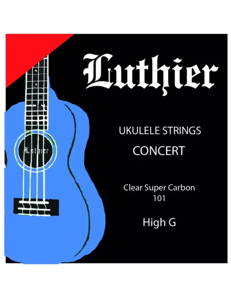Juego Cuerdas Luthier Ukelele Concert G High LU-UCOH