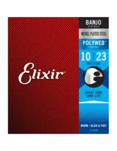 Juego Banjo Elixir Polyweb 11650 (10-23) 2