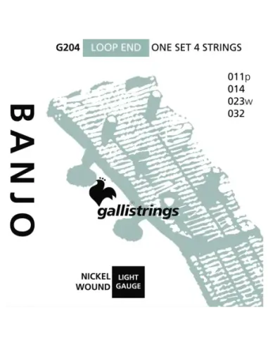 Juego Banjo Galli G-204