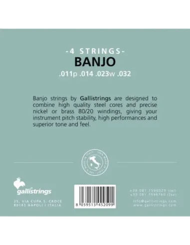 Juego Banjo Galli G-204