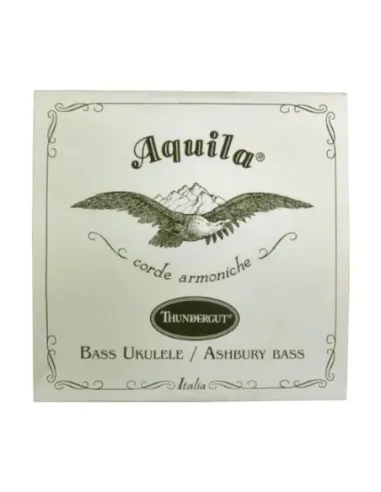 Juego Cuerdas Ukelele Bajo y Ashbory Bass Aquila 68-U