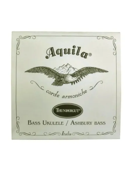 Juego Cuerdas Ukelele Bajo y Ashbory Bass Aquila 68-U
