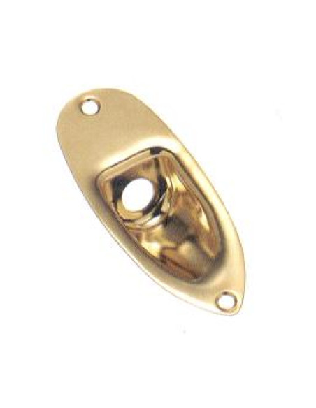 Placa Entrada Jack Gotoh Dorada JCS-1-GG