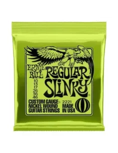 Juego Ernie Ball Eléctrica Slinky 2221 (10-46) 2