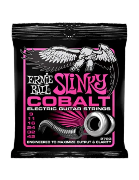 Juego Ernie Ball Eléctrica Slinky Cobalt 2723 (09-42)