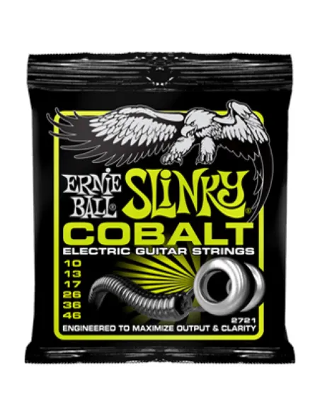 Juego Ernie Ball Eléctrica Slinky Cobalt 2721 (10-46)