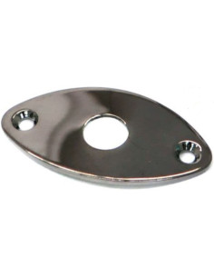 Placa Entrada Jack Gotoh Cosmo Negro JCB-2-CK