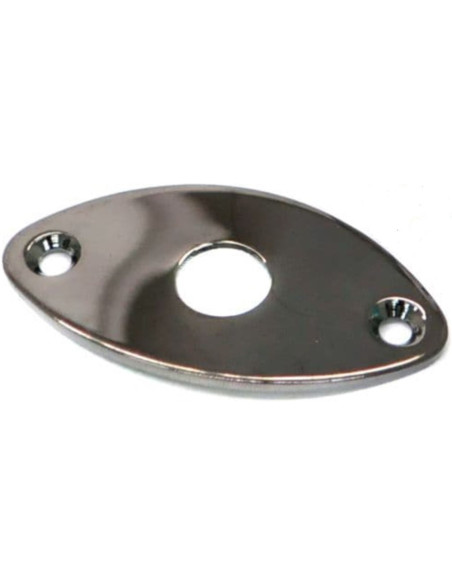 Placa Entrada Jack Gotoh Cosmo Negro JCB-2-CK