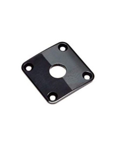 Placa Entrada Jack Gotoh Cosmo Negro JCB-4-CK