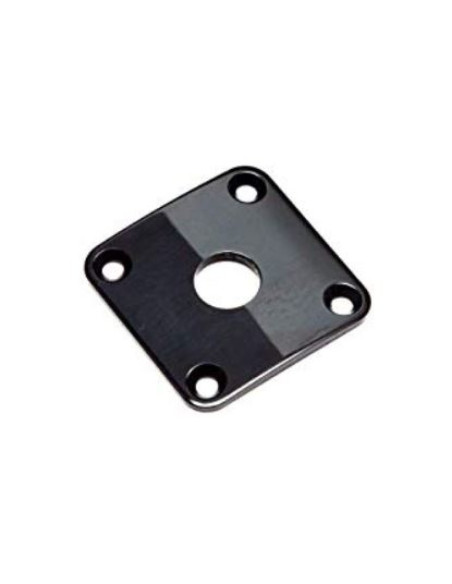 Placa Entrada Jack Gotoh Cosmo Negro JCB-4-CK