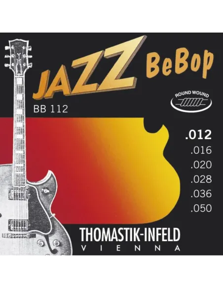 Juego Eléctrica Thomastik Jazz Bebop BB-112 12-50