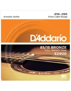 Juego Cuerdas Guitarra Acústica D'Addario EZ-900 010-050 2