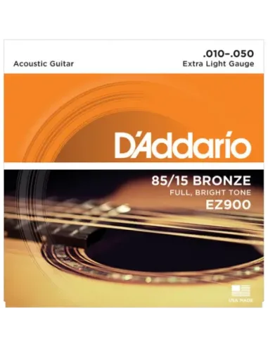 Juego Cuerdas Guitarra Acústica D'Addario EZ-900 010-050