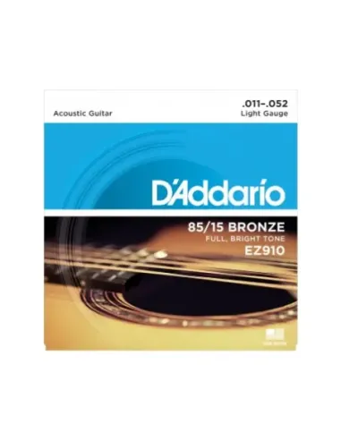Juego Cuerdas Guitarra Acústica D'Addario EZ-910 011-052