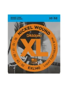 Juego Cuerdas Guitarra Eléctrica D'Addario EXL-140 010-052 2