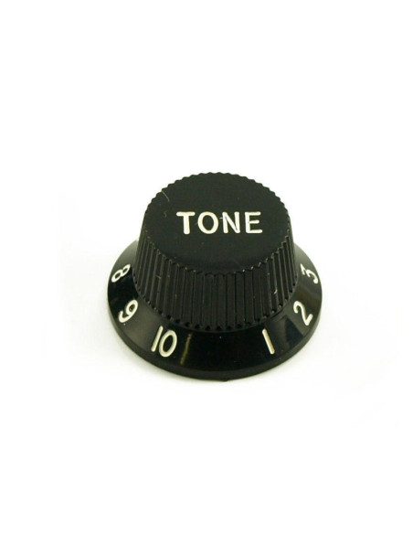 Botón Gotoh Stratocaster KB-240T-B Tono Negro