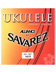 Juego Savarez Ukelele Alliance 140-R Soprano/Concert 2